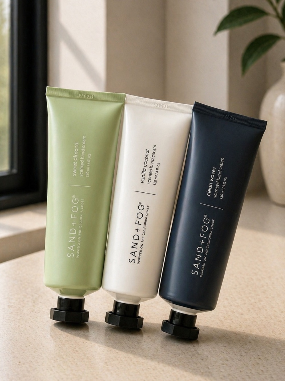 $28 New Sealed Sand + Fog Hand Cream Set of 3